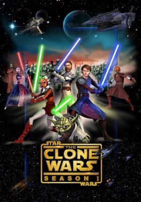 Звездные войны Войны клонов постер